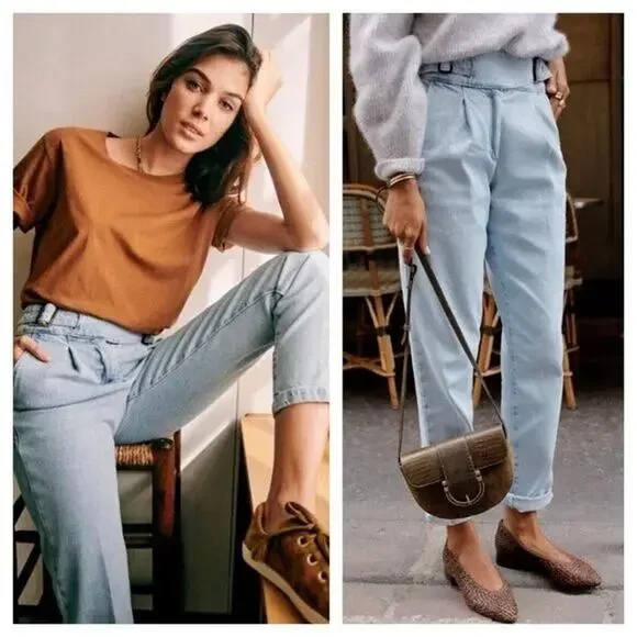 Sezane Jeans Sezane Franck Denim Trouser Jean Sz Blue Poshmark